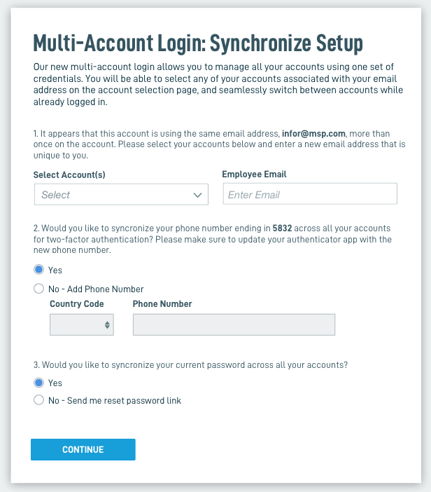Datto Partner Portal Multi Account Login